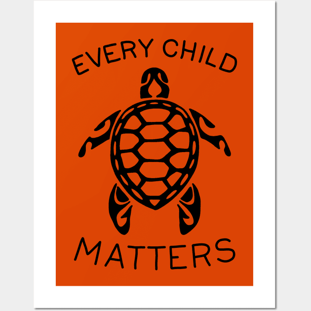 Every Child Matters - Turtle Wall Art by valentinahramov